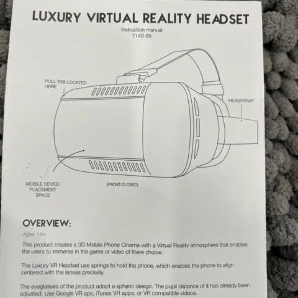**HOST PICK** Luxury Virtual Reality Headset NWOT in Gift Box